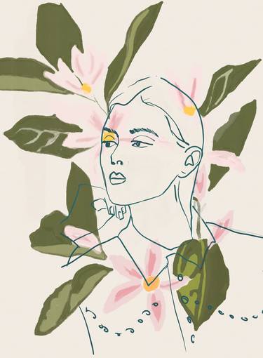 Original Contemporary Women Digital by Beate Tubach