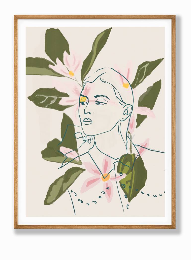 Original Contemporary Women Digital by Beate Tubach