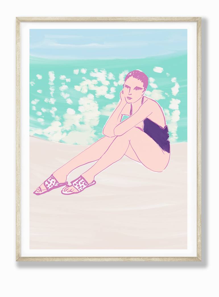 Original Contemporary Nude Digital by Beate Tubach