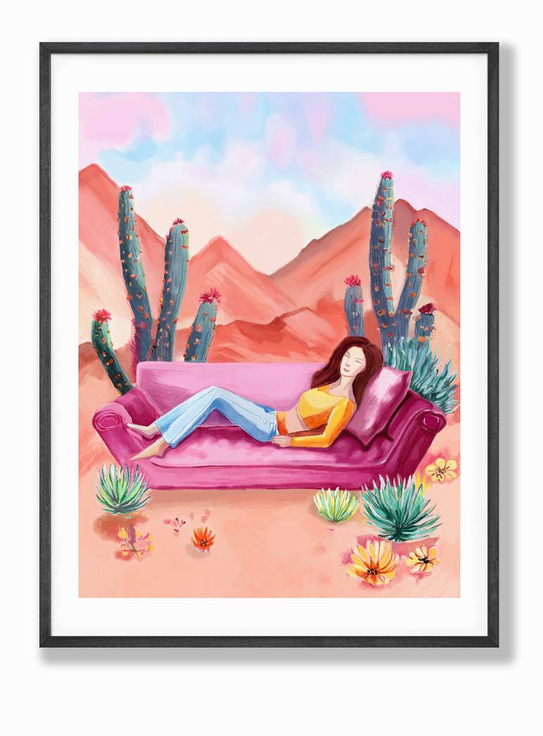 Original Contemporary Landscape Digital by Beate Tubach