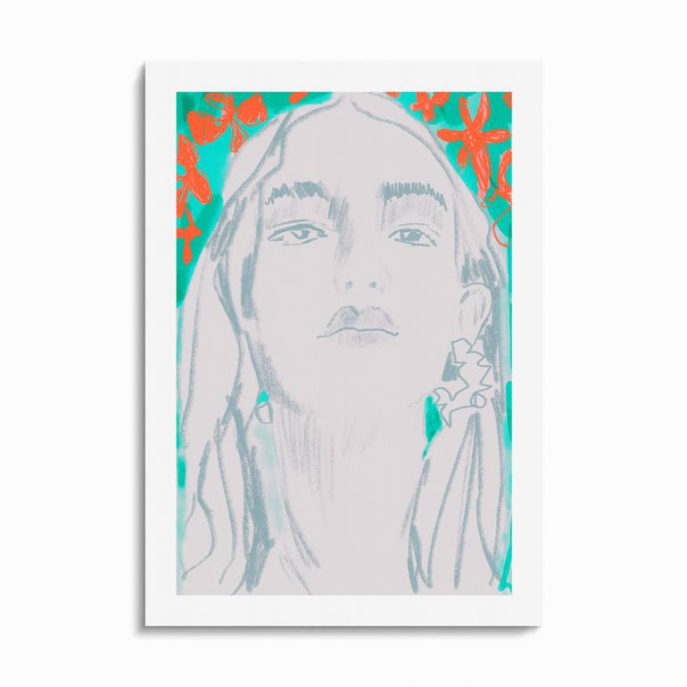 Original Figurative Portrait Digital by Beate Tubach