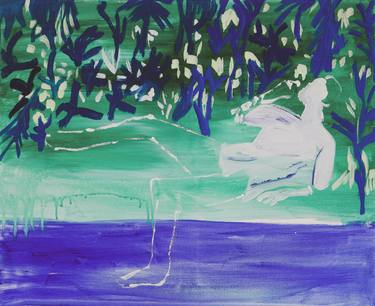 Original Figurative Garden Digital by Beate Tubach