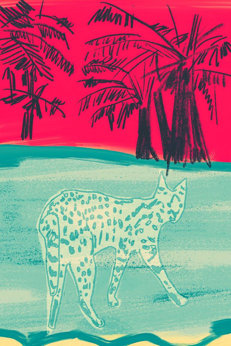 Print of Figurative Animal Digital by Beate Tubach