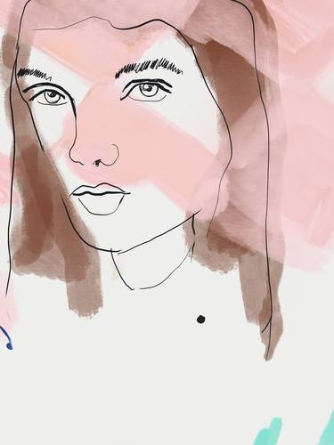 Print of Figurative Portrait Digital by Beate Tubach