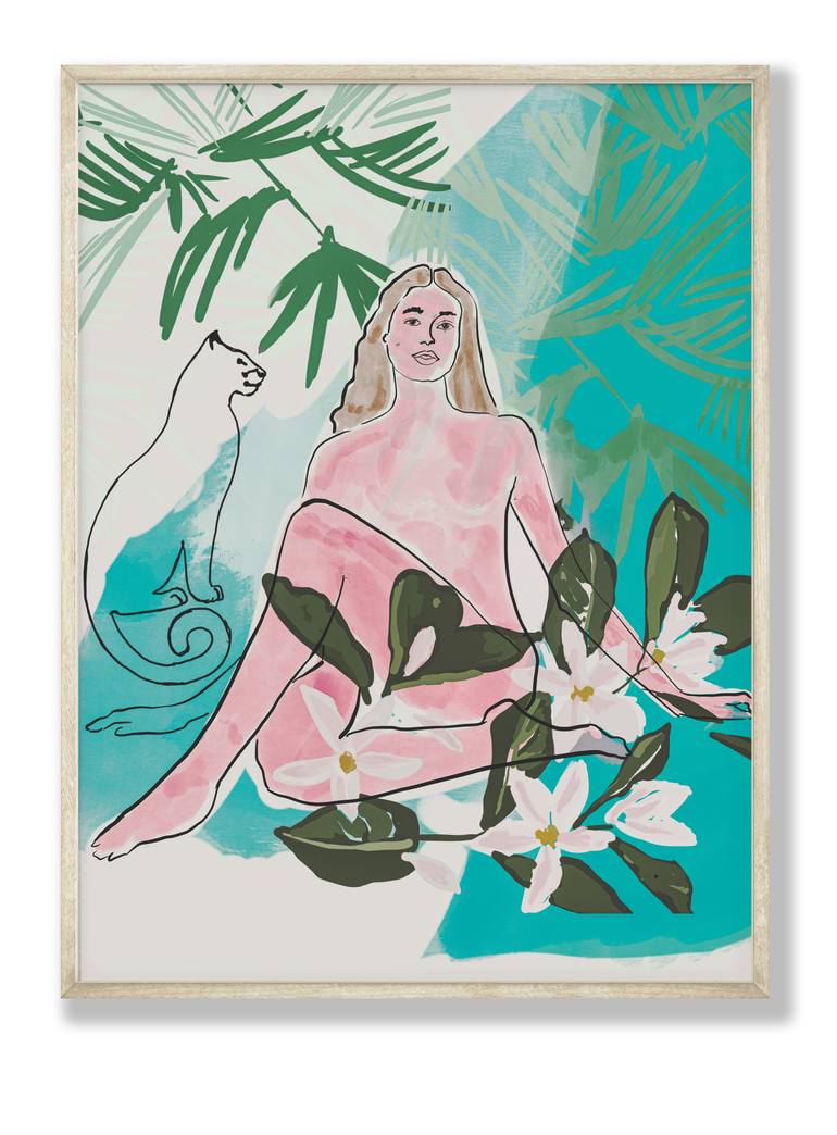 Original Figurative Nude Digital by Beate Tubach