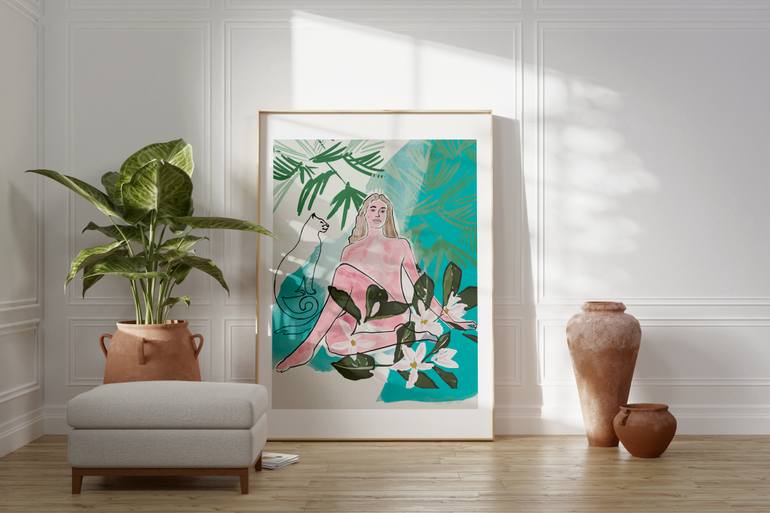 Original Figurative Nude Digital by Beate Tubach