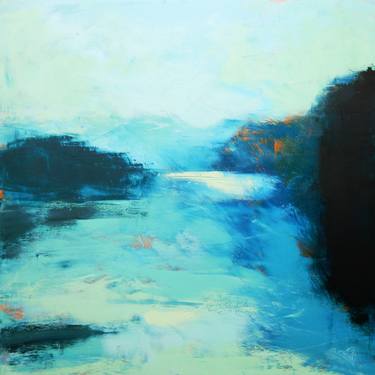 Print of Abstract Seascape Paintings by Carolyn Caldwell