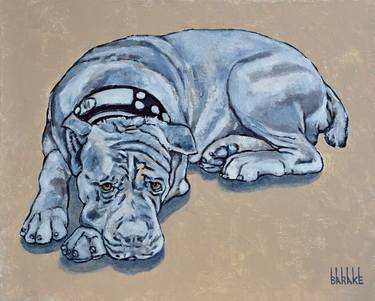 Original Expressionism Dogs Paintings by Claudio Barake