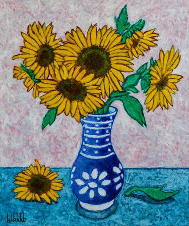 Original Fauvism Still Life Painting by Claudio Barake