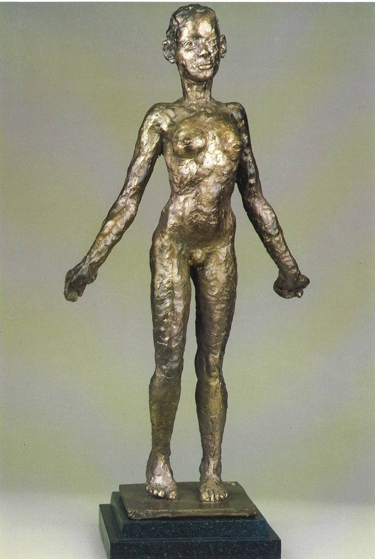 Original Impressionism Nude Sculpture by Claudio Barake