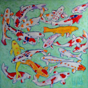 Print of Impressionism Fish Paintings by Claudio Barake