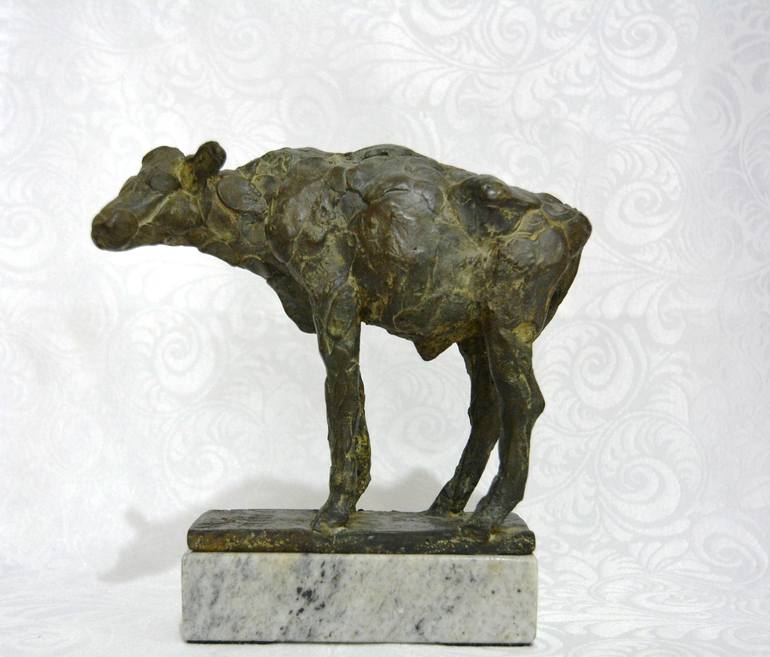 Print of Impressionism Cows Sculpture by Claudio Barake