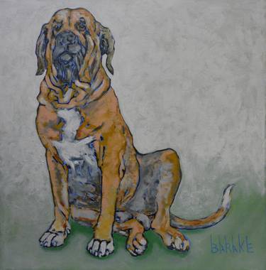 Print of Figurative Dogs Paintings by Claudio Barake