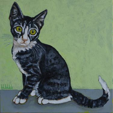 Print of Portraiture Cats Paintings by Claudio Barake