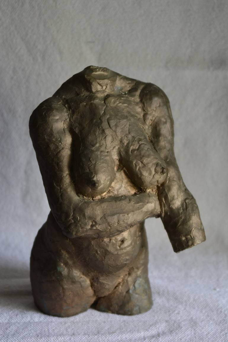 Original Expressionism Nude Sculpture by Claudio Barake
