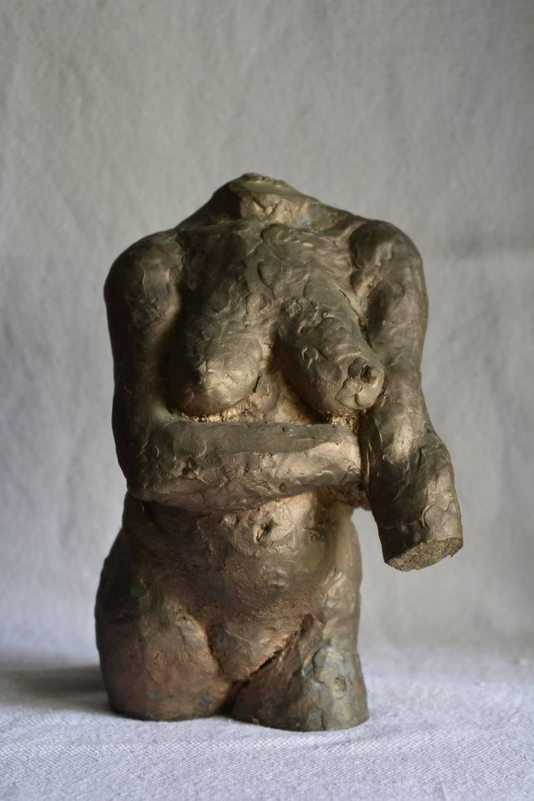 Original Expressionism Nude Sculpture by Claudio Barake