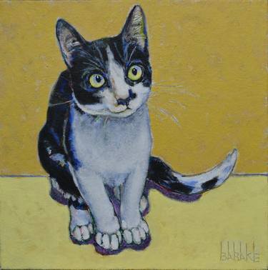Print of Expressionism Cats Paintings by Claudio Barake