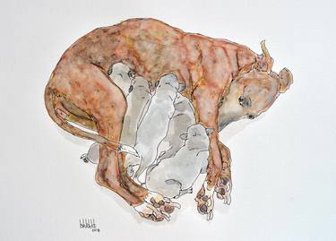 Print of Expressionism Animal Paintings by Claudio Barake