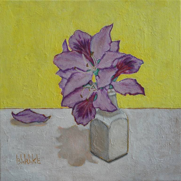 Original Expressionism Still Life Painting by Claudio Barake