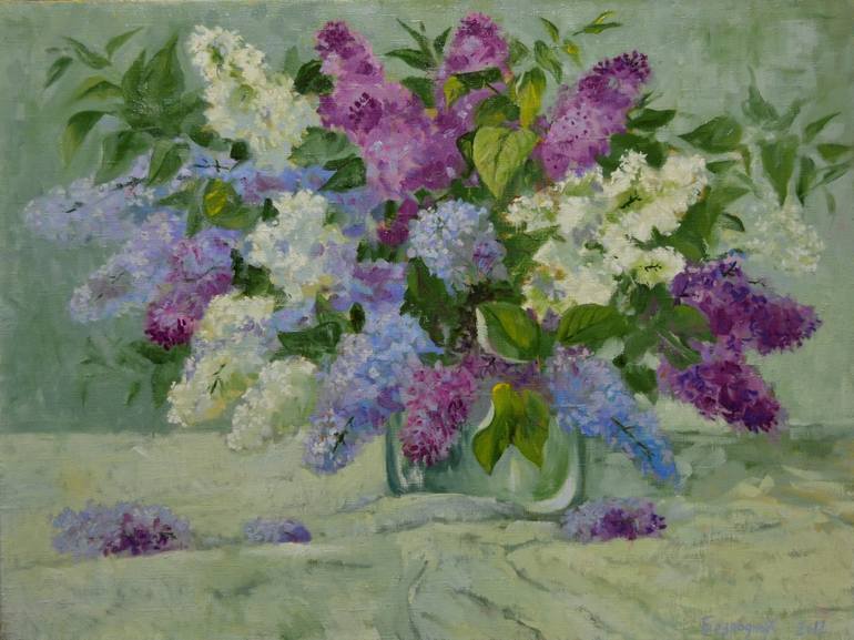 Lilac Painting by Александр Безродных | Saatchi Art