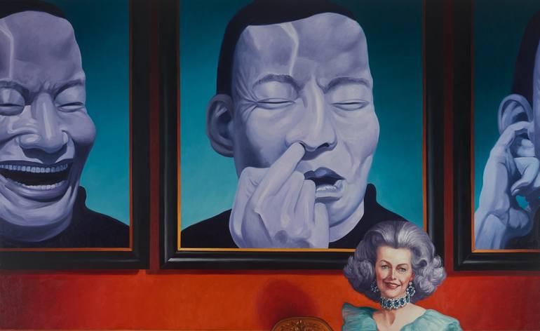 Original Figurative Other Painting by Thierry Bruet