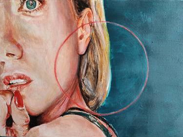 Original Figurative Portrait Paintings by Mennato Tedesco