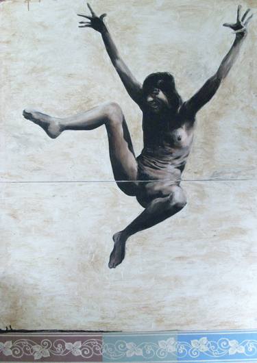 Original Figurative Body Paintings by Mennato Tedesco