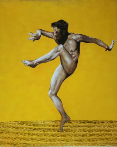 Original Figurative Body Paintings by Mennato Tedesco