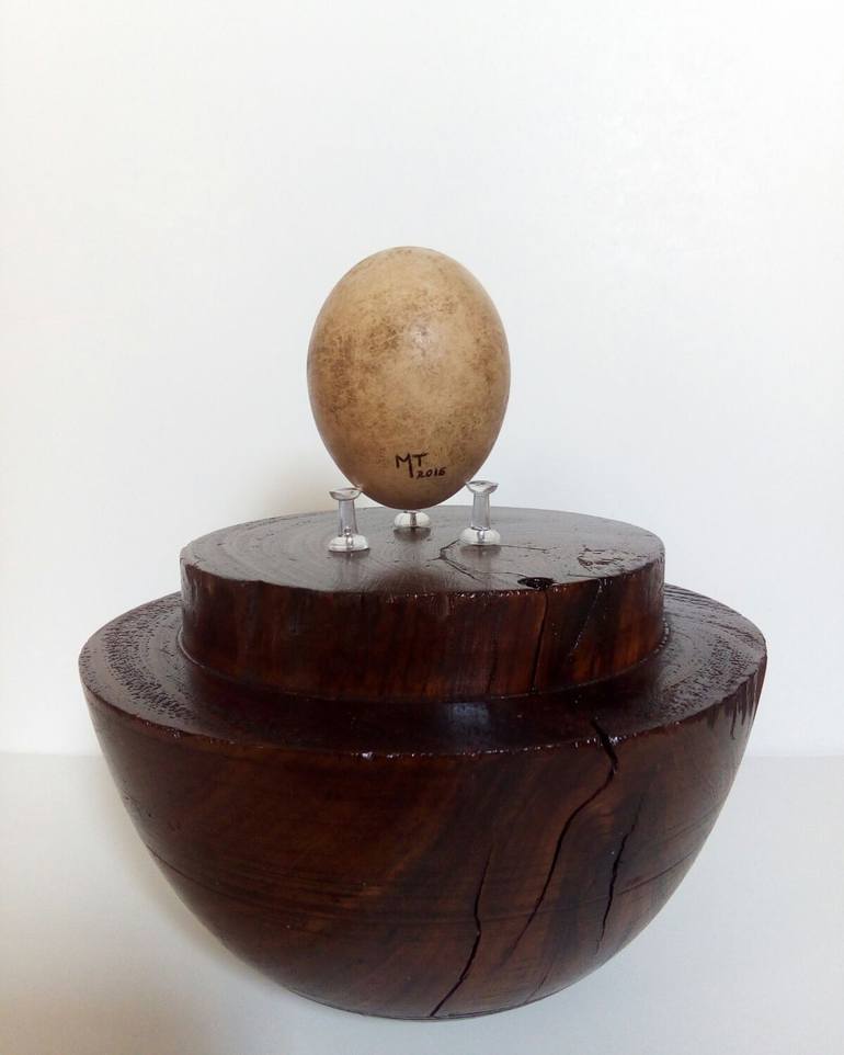 Uovo in Cerca di equilibrio.Egg in search of balance - Print