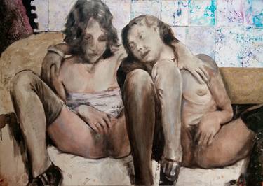 Print of Figurative Erotic Paintings by Mennato Tedesco