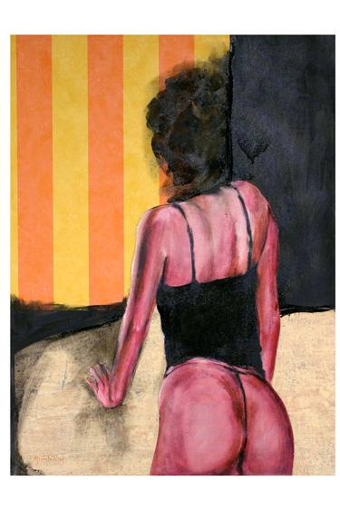 Print of Erotic Paintings by Mennato Tedesco