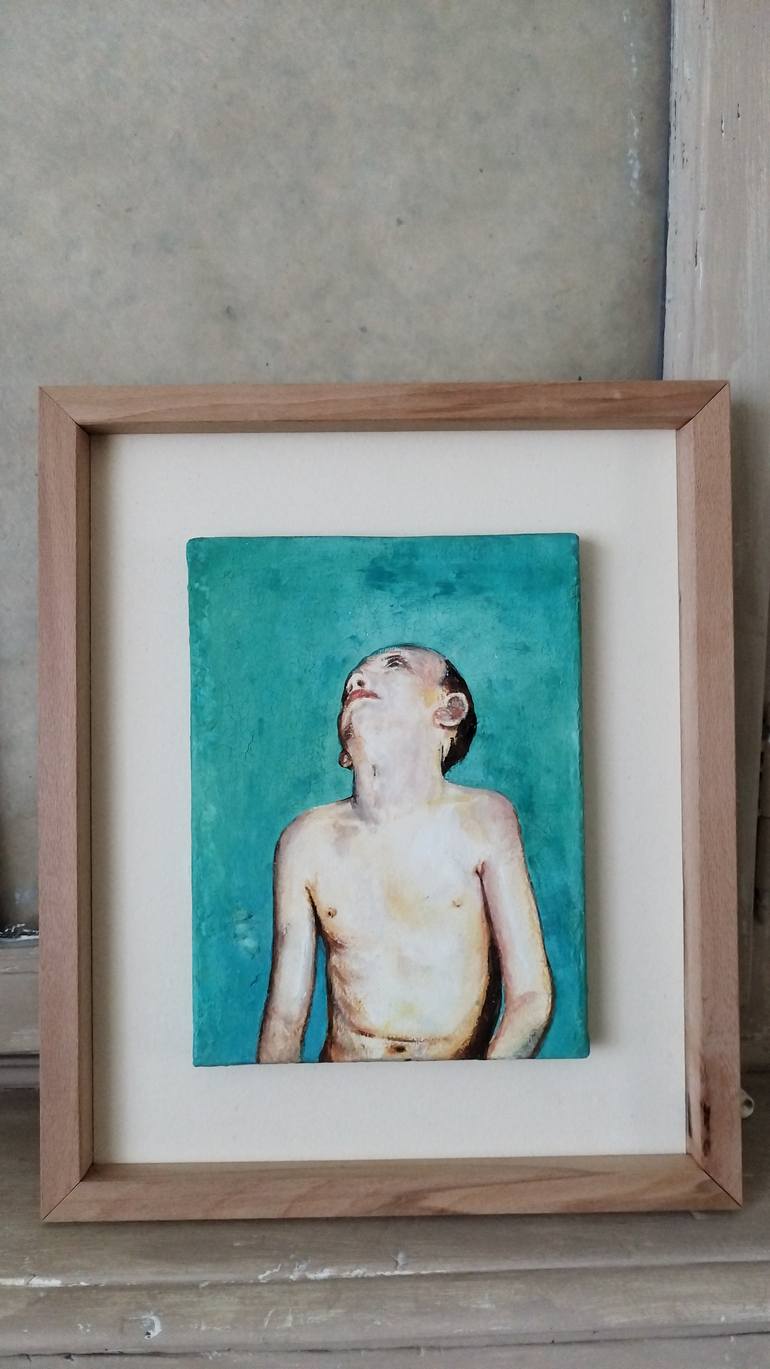Original Figurative People Painting by Mennato Tedesco
