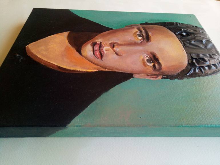 Original Portrait Painting by Mennato Tedesco