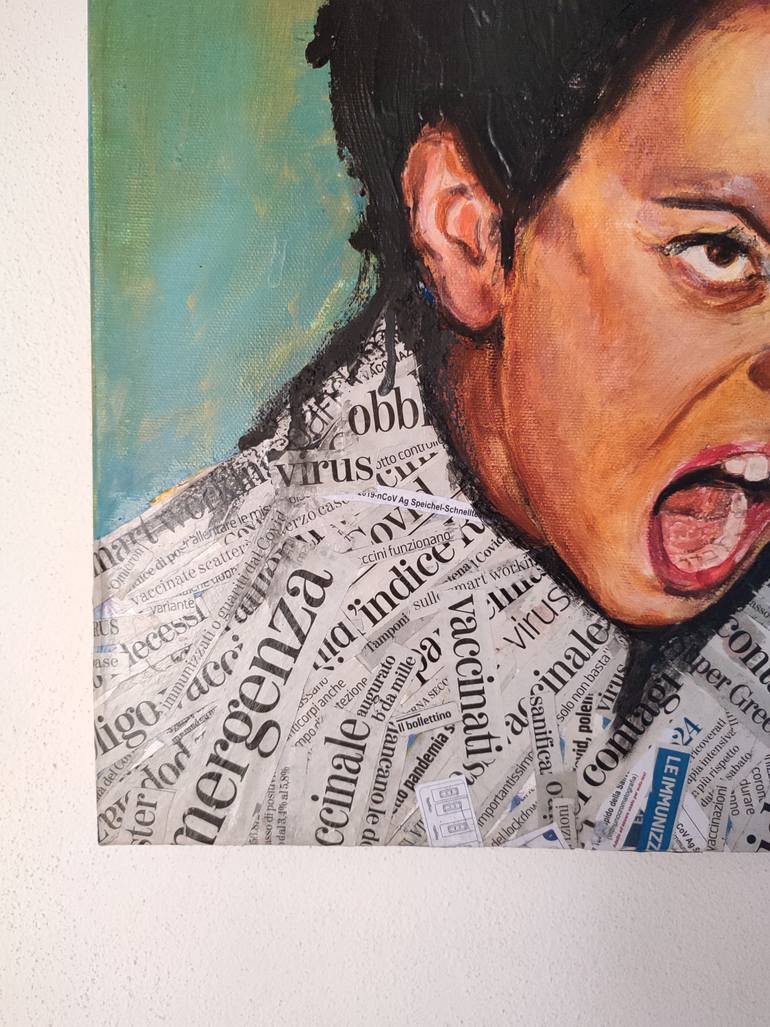 Original Figurative People Painting by Mennato Tedesco