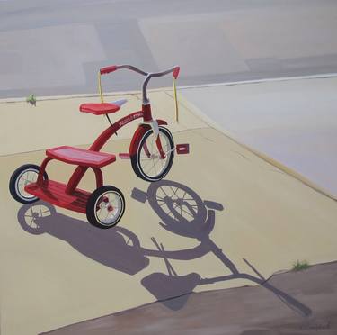 Print of Bike Paintings by Rachel Campbell