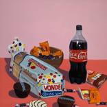 Still Life with Bread and Confectionary after Flegel by Rachel Campbell