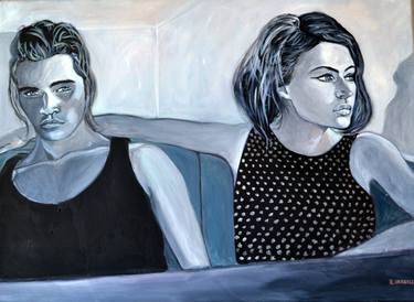 Original Contemporary Cinema Paintings by Nathalie vareille-sorbac