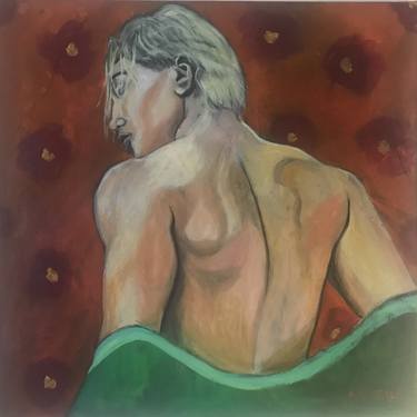 Original Expressionism Men Paintings by Nathalie vareille-sorbac