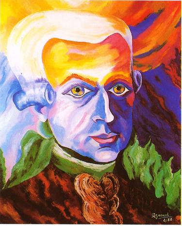 Wolfgang Amadeus Mozart portrait image