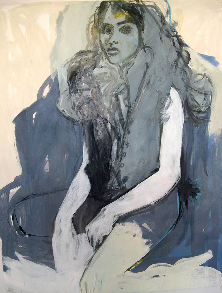 WOMEN FIGURE Painting by WILFRID MINATCHY | Saatchi Art