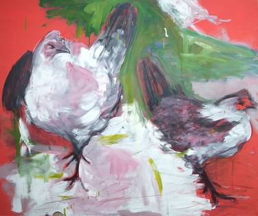 Original Expressionism Animal Painting by Wilfrid Minatchy