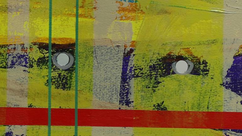 Original Abstract Expressionism Abstract Painting by Teo Spiller