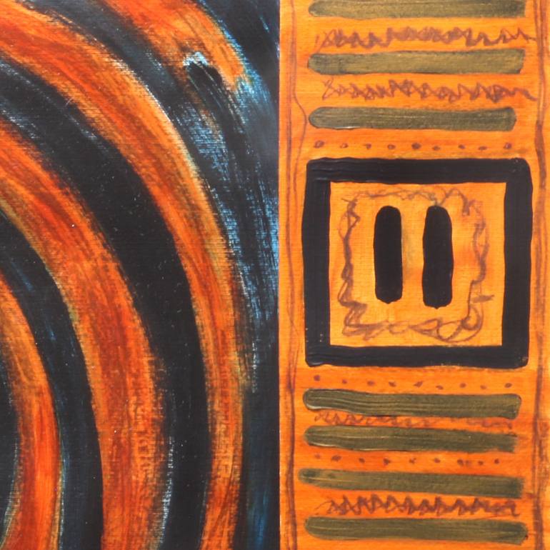 Original Abstract Expressionism Abstract Painting by Teo Spiller