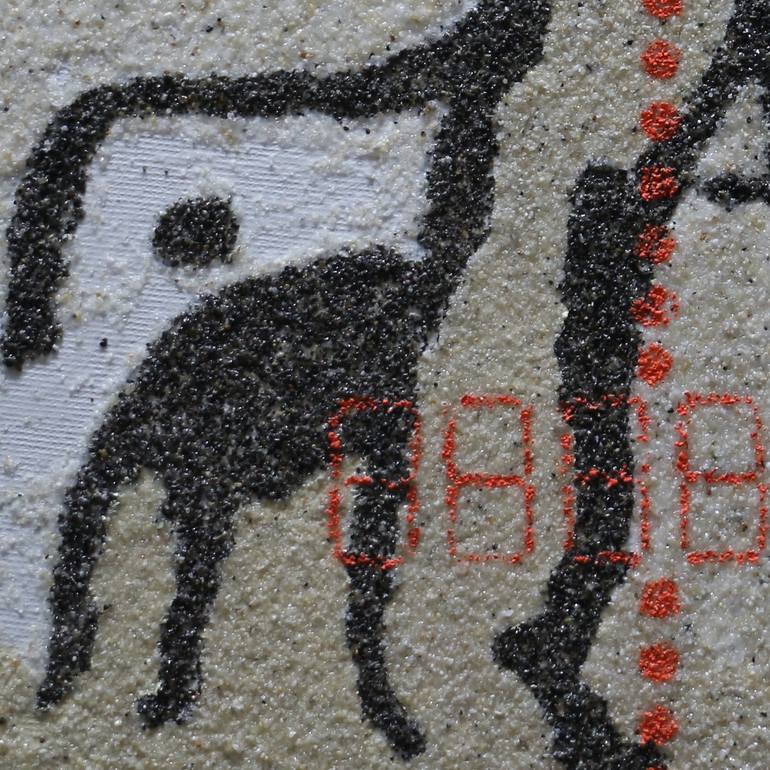 Original Abstract Expressionism Classical Mythology Mixed Media by Teo Spiller