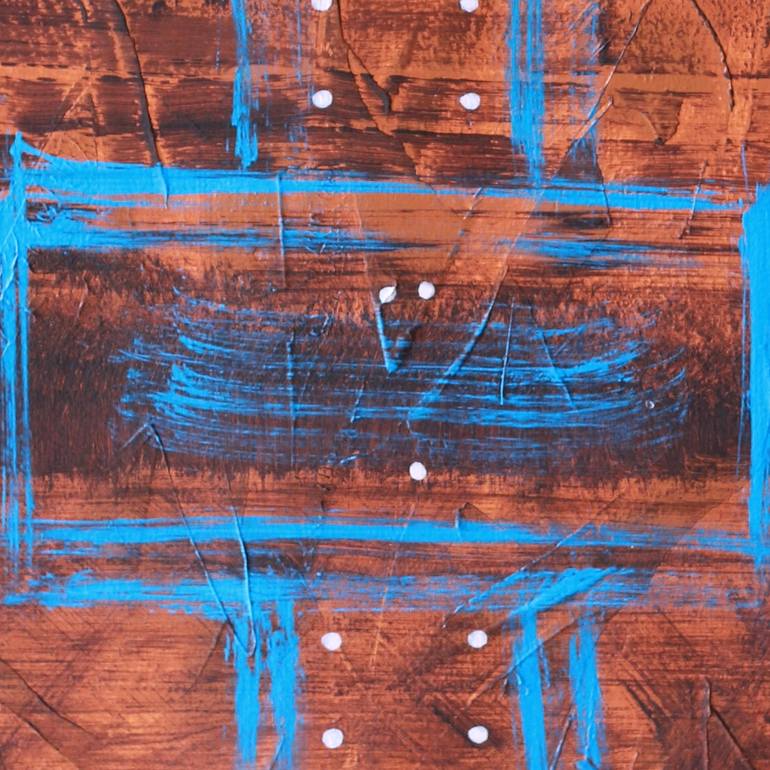 Original Abstract Expressionism Abstract Painting by Teo Spiller