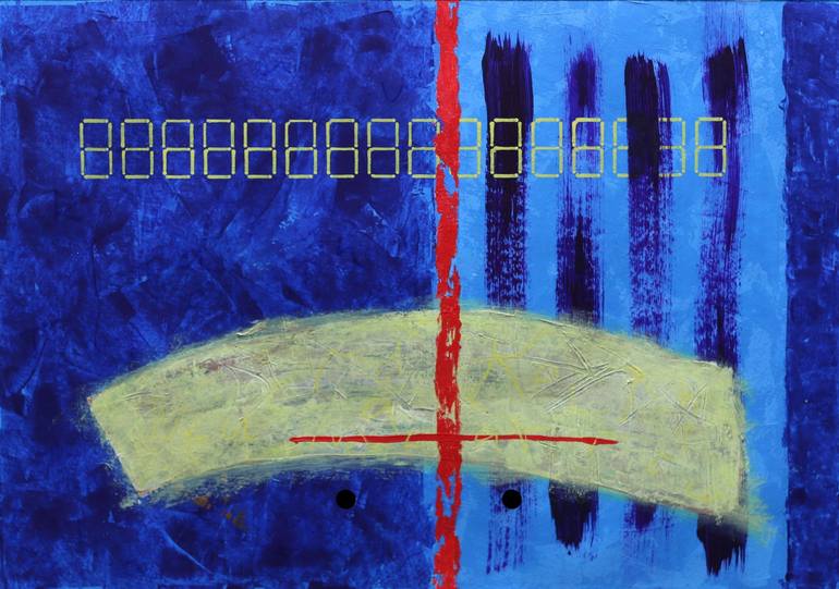 Original Street Art Abstract Painting by Teo Spiller