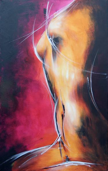 Print of Abstract Expressionism Nude Paintings by Olivier Ledogar