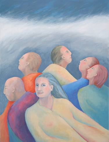 Original People Paintings by Helga Wachholz