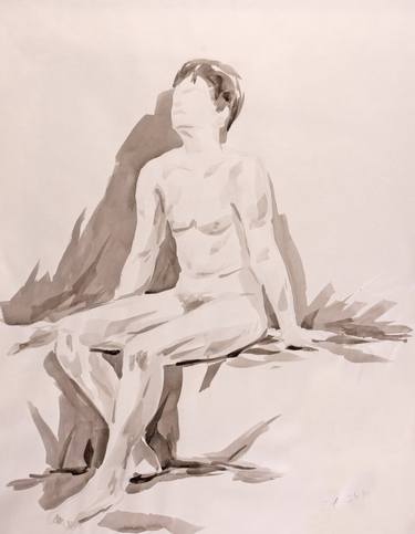 Original Nude Paintings by Amit Bar