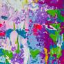 Spring Breeze - abstract painting (DETAIL)